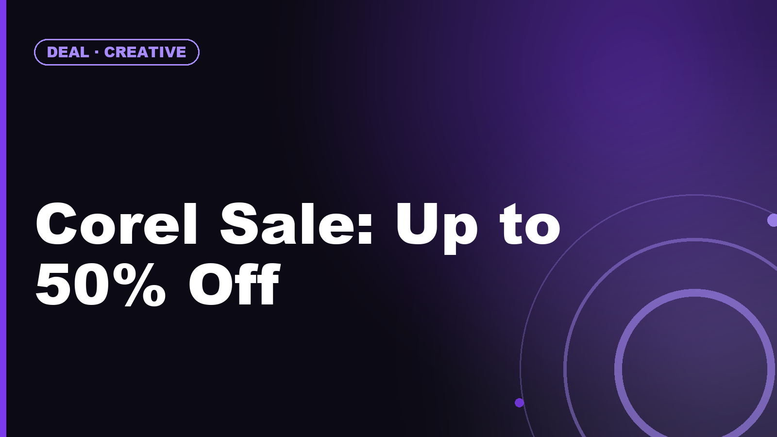 Corel Sale: Up to 50% Off CorelDRAW, Painter and PaintShop Pro